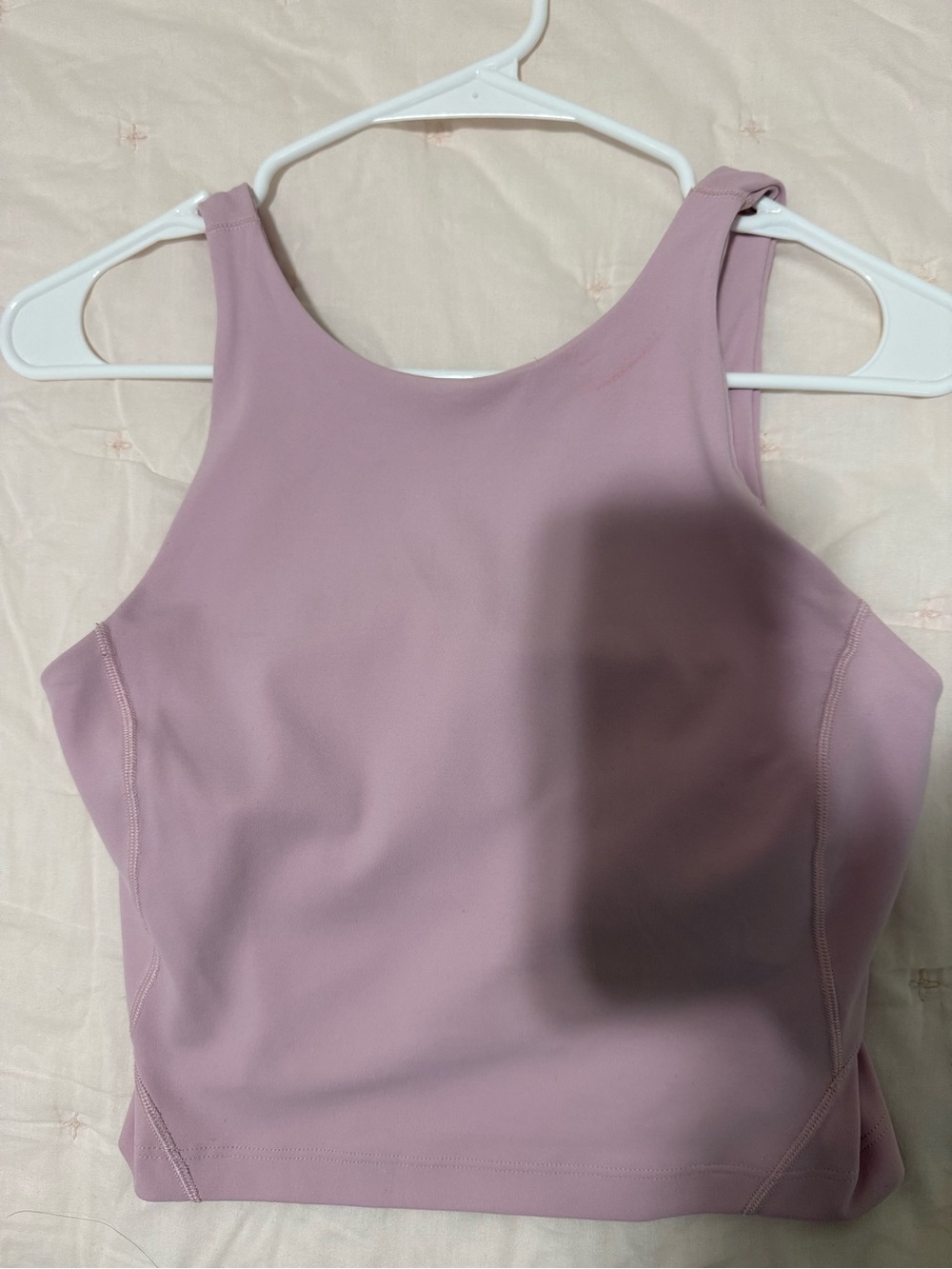 lululemon athletica Mauve High-Neck Crop Tank
